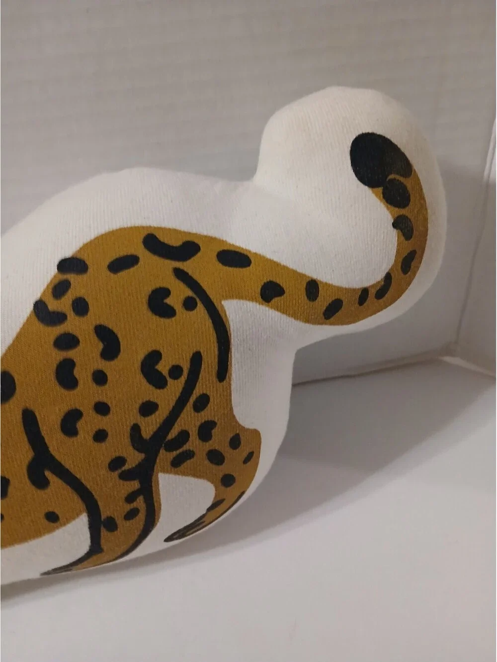 imani collective Cheetah Decorative Pillow Plush Small 11.5 Inches Made In Kenya